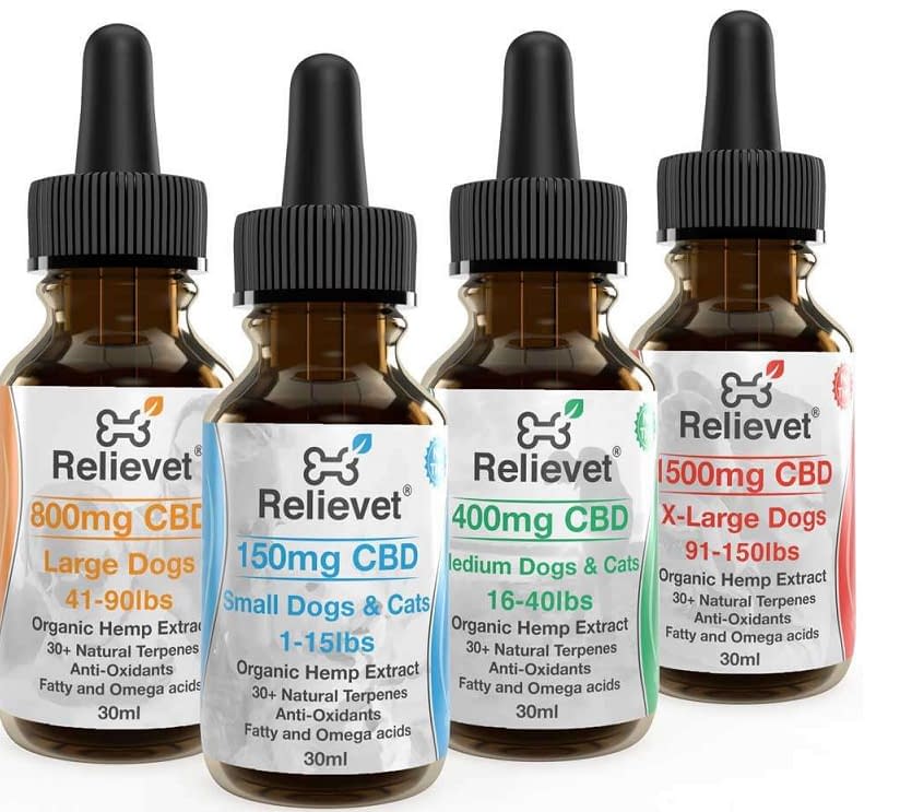 Relievet CBD Oil For Dogs - CBD Bible