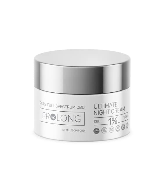 CBD Night Cream CBD Ultimate Night Complete Recovery Face Cream Broad