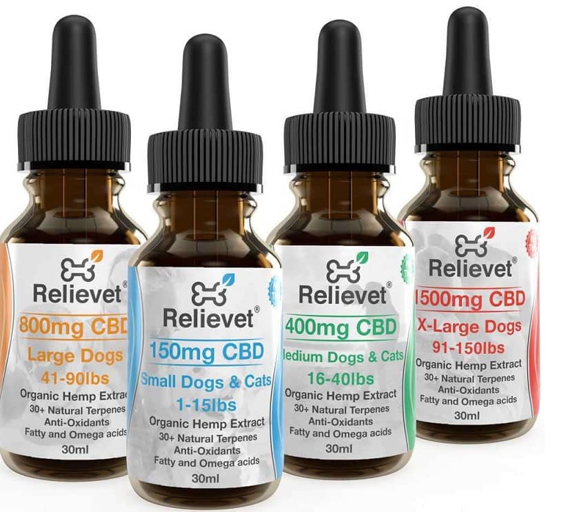 Relievet CBD Oil For Dogs - CBD Bible